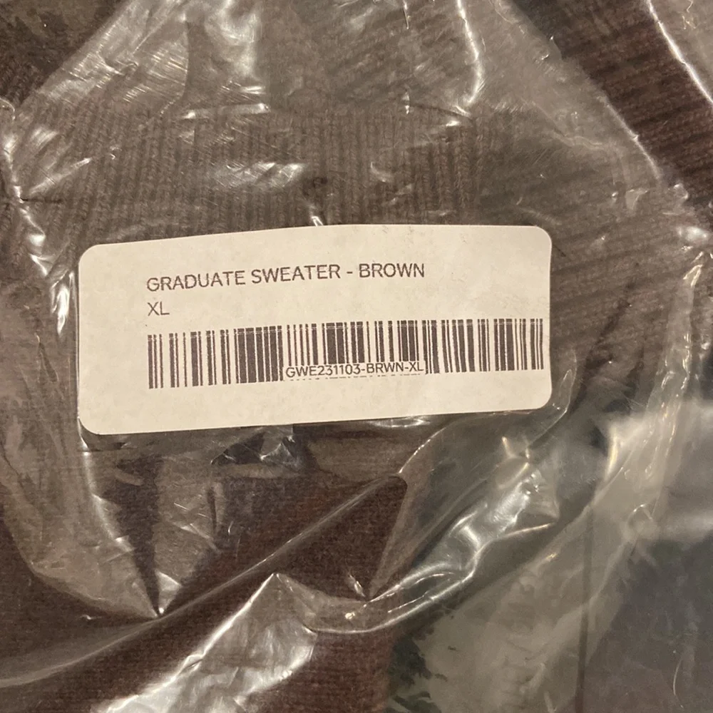 GOLF WANG Tyler The Creator Graduate Sweater F/W 2023 Size XL Unisex NWT